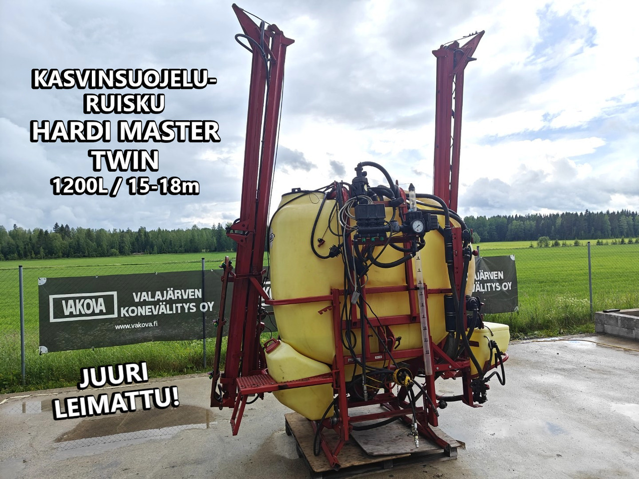 HARDI Hardi Master 1200L - 15-18m - Katsastettu - Kasvinsuojeluruisku - Maşină de erbicidat purtata: Foto 1 HARDI Hardi Master 1200L - 15-18m - Katsastettu - Kasvinsuojeluruisku - Maşină de erbicidat purtata: Foto 1