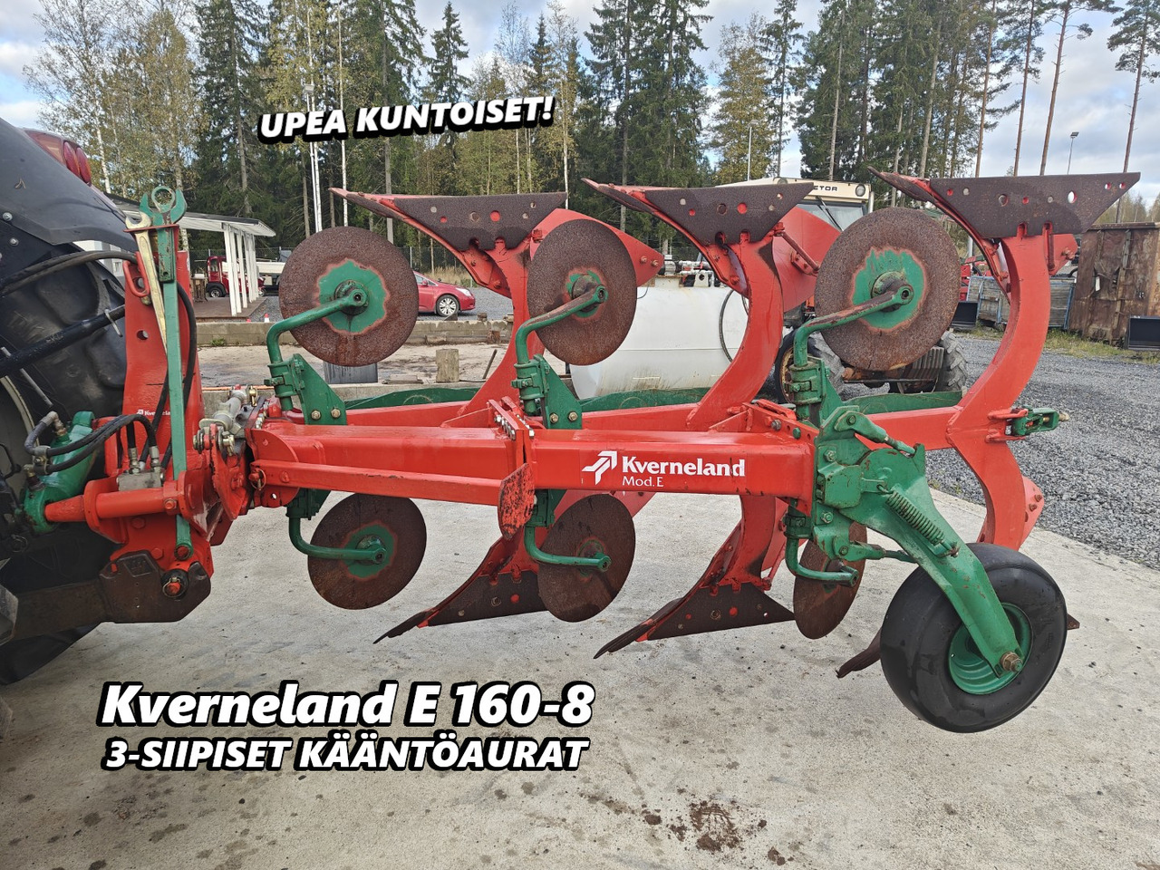 KVERNELAND E 160-8 - 3-siipinen paluuaura - Plug: Foto 1 KVERNELAND E 160-8 - 3-siipinen paluuaura - Plug: Foto 1