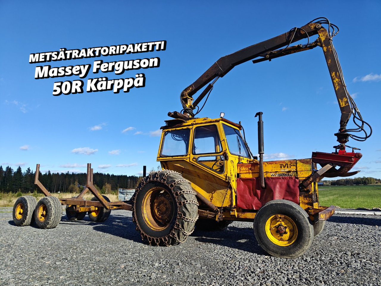 MASSEY FERGUSON 50R Kärppä - Metsätraktoripaketti - Tractor agricol: Foto 1 MASSEY FERGUSON 50R Kärppä - Metsätraktoripaketti - Tractor agricol: Foto 1
