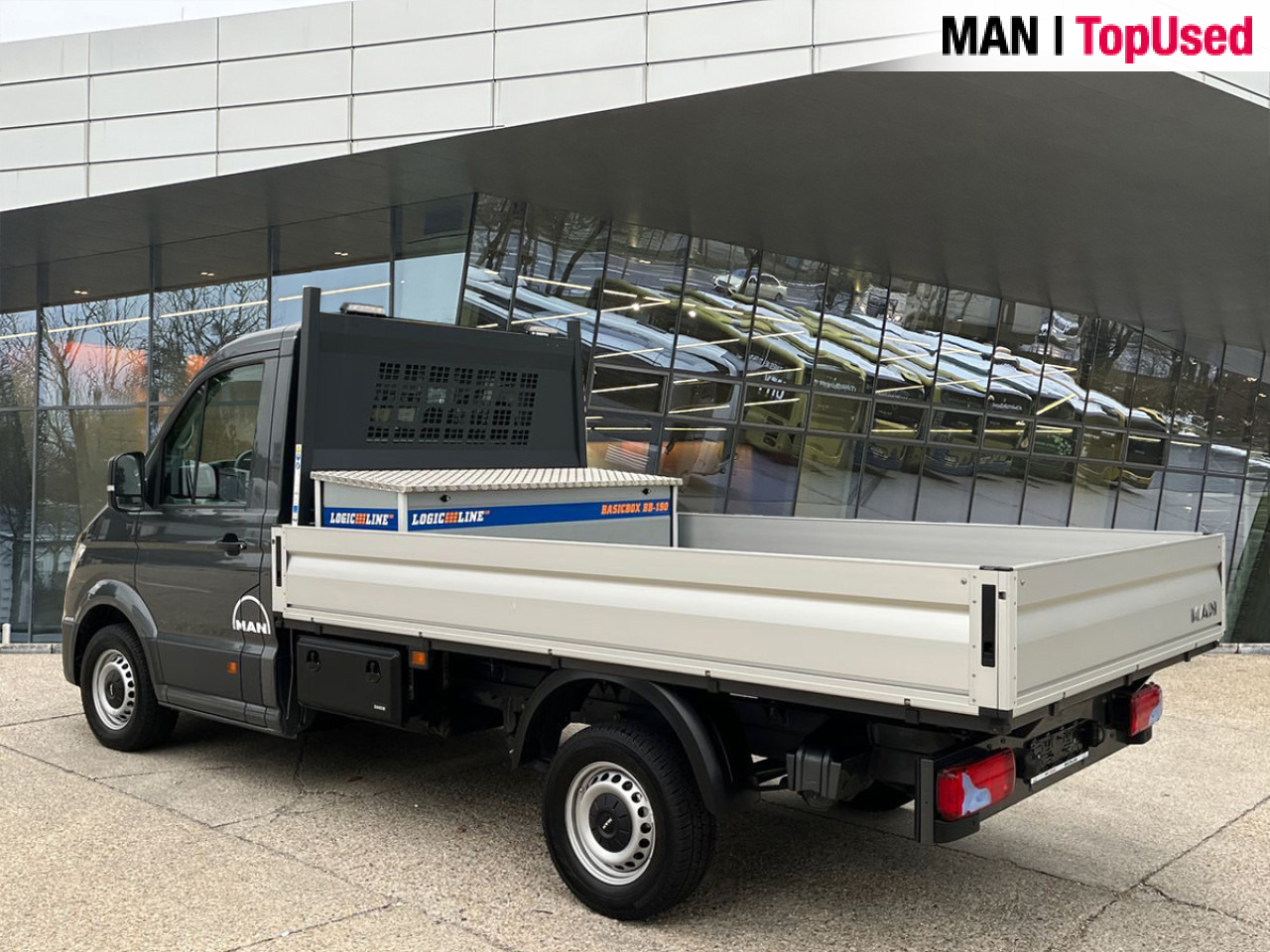 MAN TGE 3.140 4X2F SB, Automatic, Flat bed Klima ZV - Autoutilitară cu platformă: Foto 2 MAN TGE 3.140 4X2F SB, Automatic, Flat bed Klima ZV - Autoutilitară cu platformă: Foto 2