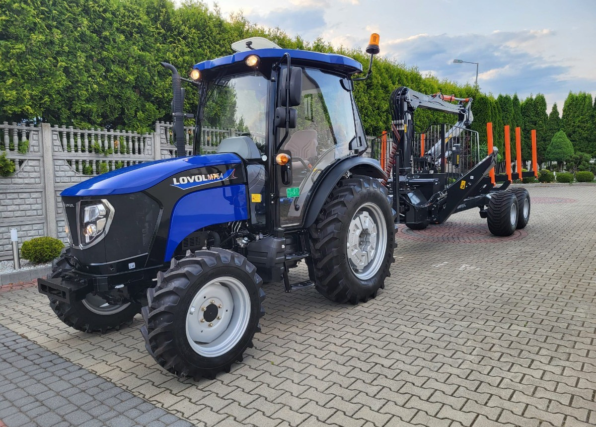 LOVOL Zestaw Traktor LOVOL M755 Przyczepa do drewna BMF 8TPro Stan Nowy Fabryczny - Harvester: Foto 5 LOVOL Zestaw Traktor LOVOL M755 Przyczepa do drewna BMF 8TPro Stan Nowy Fabryczny - Harvester: Foto 5