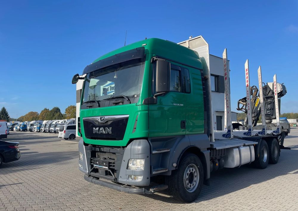 MAN TGX 26.500, 6x4, HDS EPSILOM M12Z, do transportu drewna. - Camion forestier, Camion cu macara: Foto 2 MAN TGX 26.500, 6x4, HDS EPSILOM M12Z, do transportu drewna. - Camion forestier, Camion cu macara: Foto 2