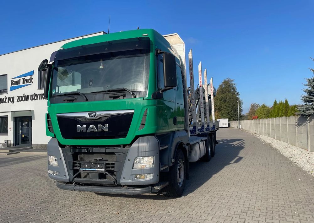 MAN TGX 26.500, 6x4, HDS EPSILOM M12Z, do transportu drewna. - Camion forestier, Camion cu macara: Foto 1 MAN TGX 26.500, 6x4, HDS EPSILOM M12Z, do transportu drewna. - Camion forestier, Camion cu macara: Foto 1