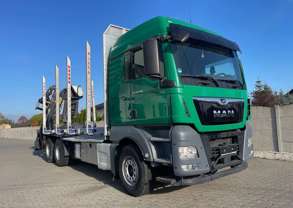 MAN TGX 26.500, 6x4, HDS EPSILOM M12Z, do transportu drewna. - Camion forestier, Camion cu macara: Foto 3 MAN TGX 26.500, 6x4, HDS EPSILOM M12Z, do transportu drewna. - Camion forestier, Camion cu macara: Foto 3