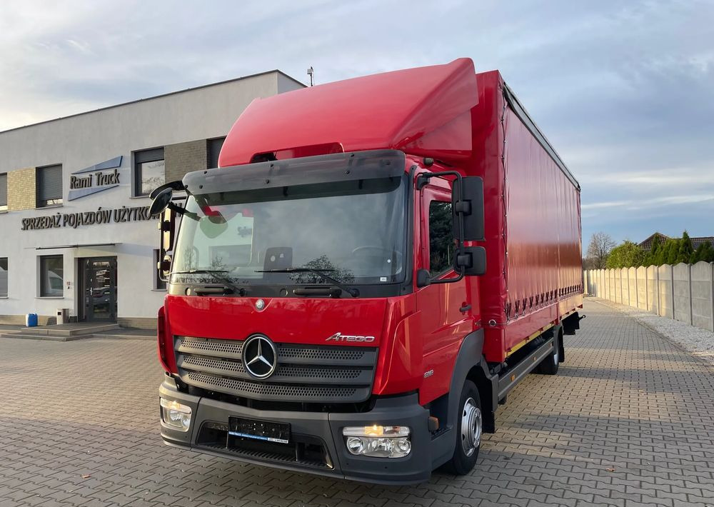 Mercedes-Benz ATEGO 818, Klima, webasto, 17 euro palet! - Camion cu prelată: Foto 1 Mercedes-Benz ATEGO 818, Klima, webasto, 17 euro palet! - Camion cu prelată: Foto 1