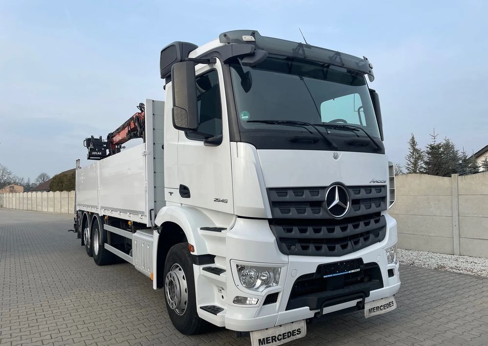 Mercedes-Benz Arocs 2545, HDS ATLAS 186.3 - PILOT - Camion platformă, Camion cu macara: Foto 3 Mercedes-Benz Arocs 2545, HDS ATLAS 186.3 - PILOT - Camion platformă, Camion cu macara: Foto 3