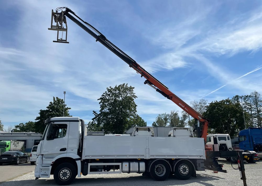 Mercedes-Benz Arocs 2545, HDS ATLAS 186.3 - PILOT - Camion platformă, Camion cu macara: Foto 3 Mercedes-Benz Arocs 2545, HDS ATLAS 186.3 - PILOT - Camion platformă, Camion cu macara: Foto 3