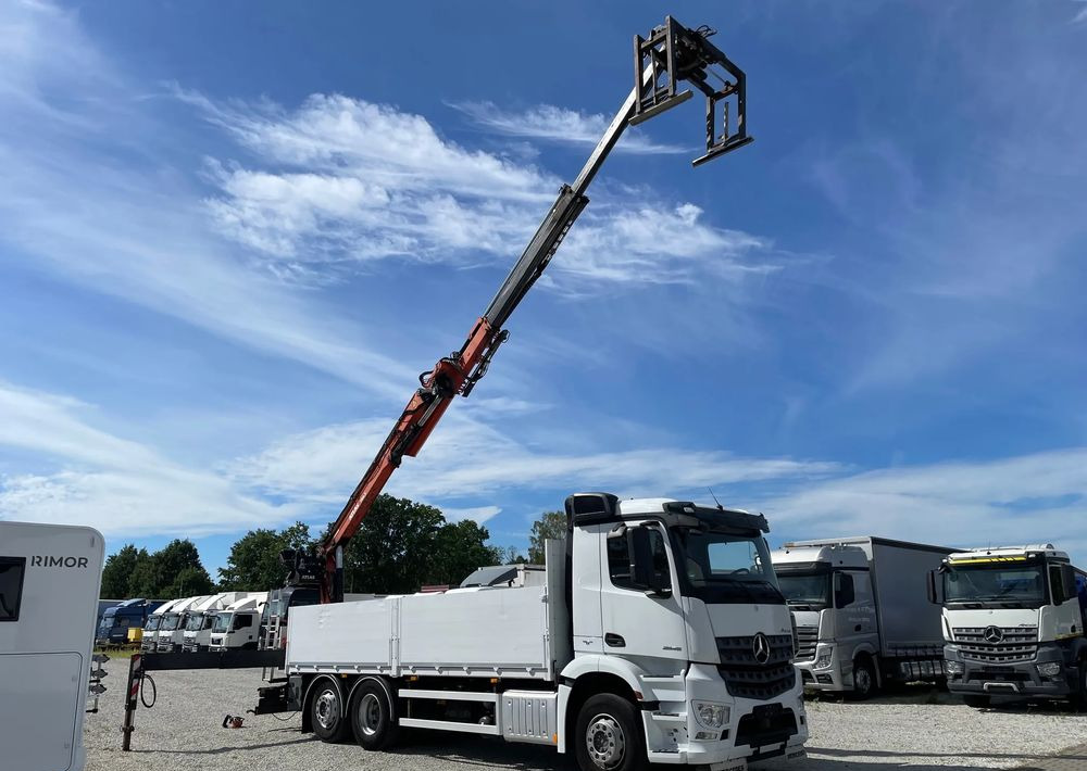 Mercedes-Benz Arocs 2545, HDS ATLAS 186.3 - PILOT - Camion platformă, Camion cu macara: Foto 1 Mercedes-Benz Arocs 2545, HDS ATLAS 186.3 - PILOT - Camion platformă, Camion cu macara: Foto 1