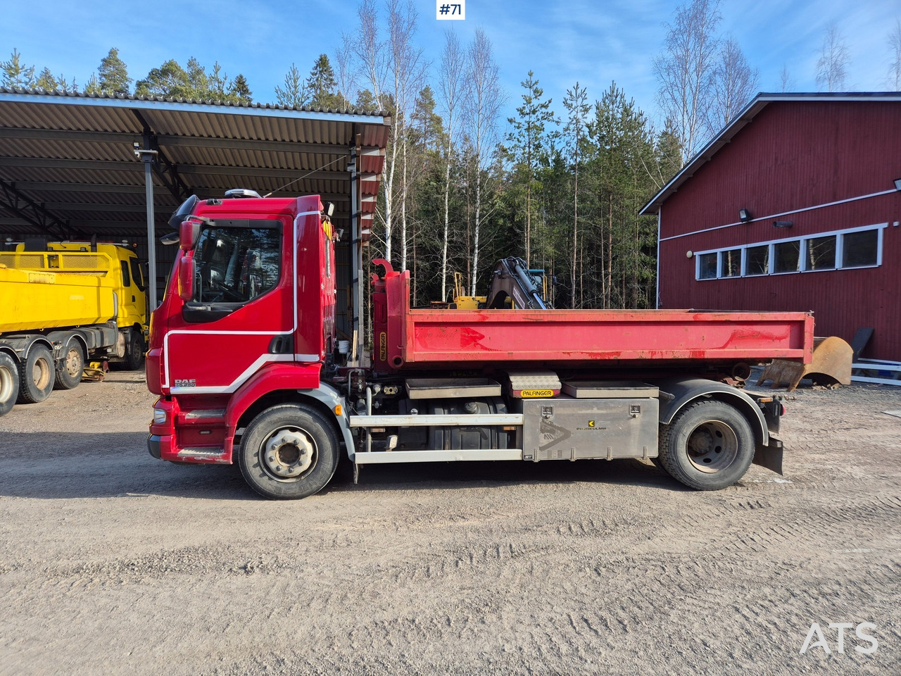 DAF LF55 Hook pallet - Camion cu cârlig: Foto 2 DAF LF55 Hook pallet - Camion cu cârlig: Foto 2