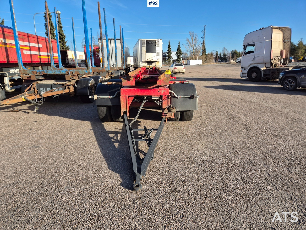 Matec Vaihtolavaperävaunu 4-akselinen - Remorcă: Foto 2 Matec Vaihtolavaperävaunu 4-akselinen - Remorcă: Foto 2