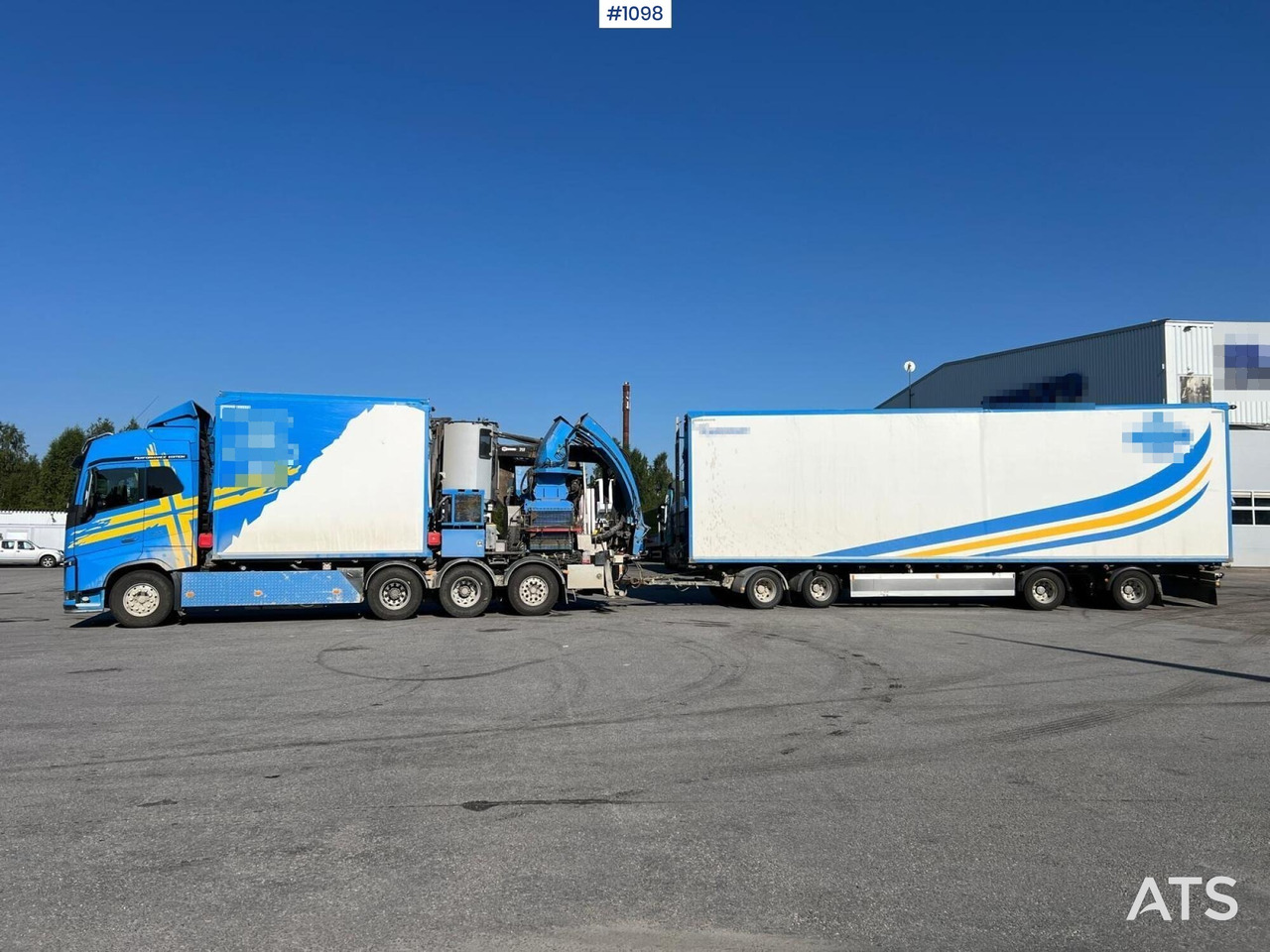 Volvo FH16 8*4 Flishugg - Tocător de lemne: Foto 1 Volvo FH16 8*4 Flishugg - Tocător de lemne: Foto 1