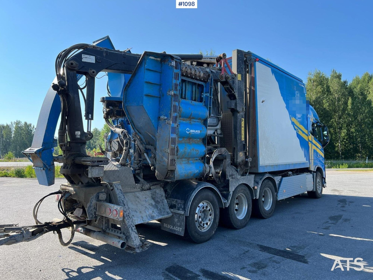 Volvo FH16 8*4 Flishugg - Tocător de lemne: Foto 4 Volvo FH16 8*4 Flishugg - Tocător de lemne: Foto 4