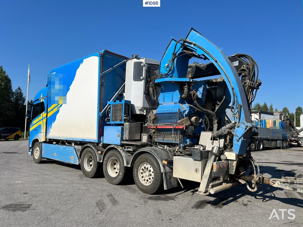 Volvo FH16 8*4 Flishugg - Tocător de lemne: Foto 3 Volvo FH16 8*4 Flishugg - Tocător de lemne: Foto 3