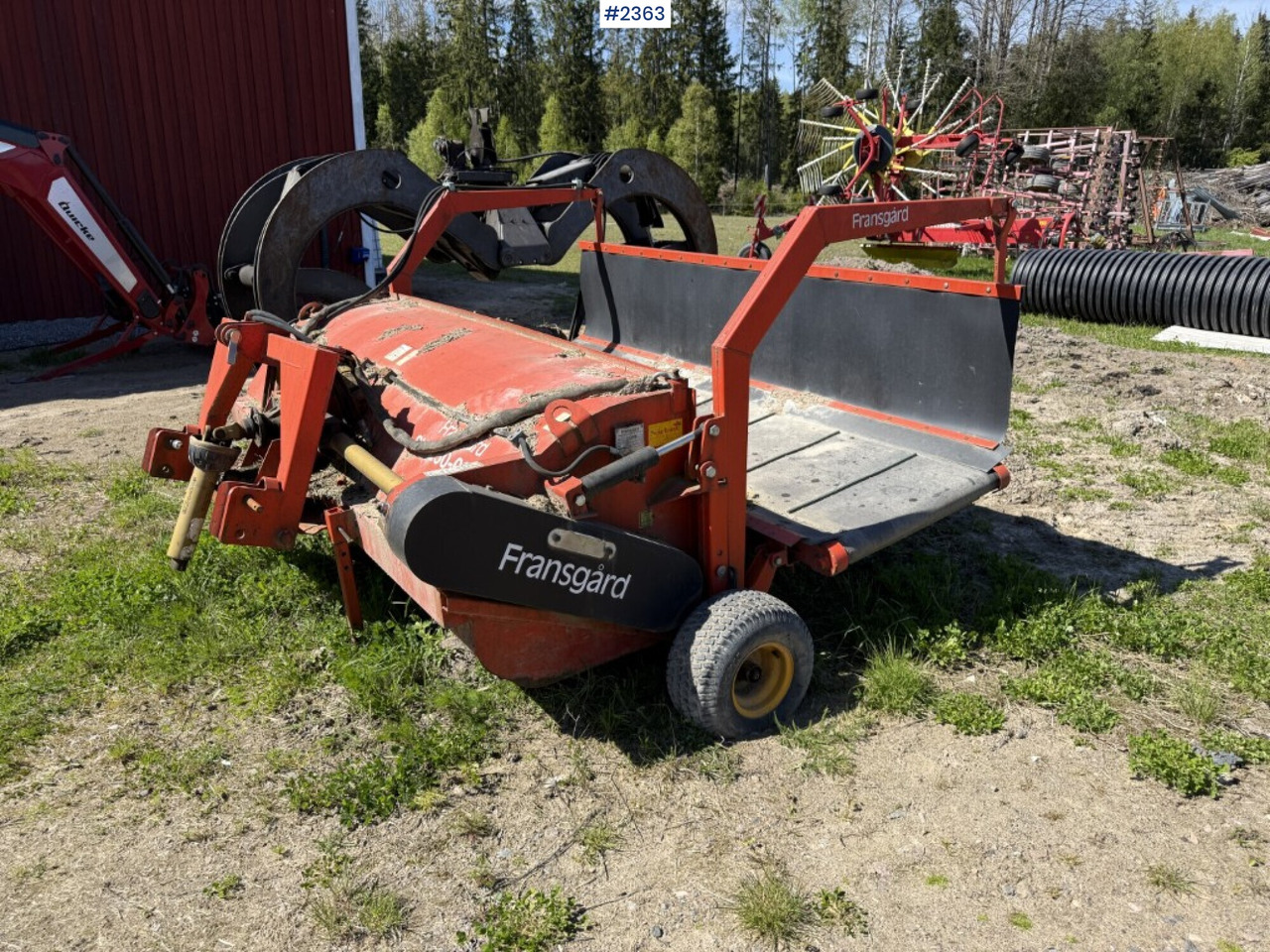 Fransgård SV 250 swath aerator with swath rake - Utilaje pentru fân: Foto 1 Fransgård SV 250 swath aerator with swath rake - Utilaje pentru fân: Foto 1