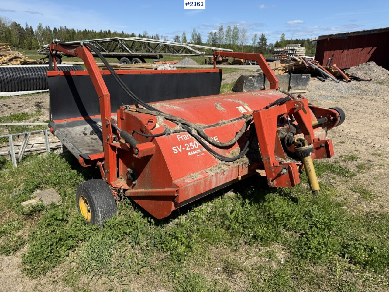 Fransgård SV 250 swath aerator with swath rake - Utilaje pentru fân: Foto 3 Fransgård SV 250 swath aerator with swath rake - Utilaje pentru fân: Foto 3