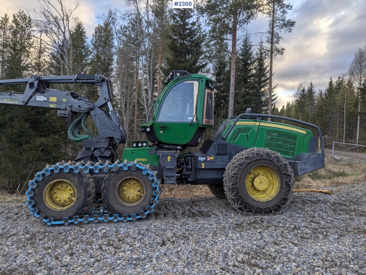 Harvester John Deere 1170G - Harvester: Foto 2 Harvester John Deere 1170G - Harvester: Foto 2