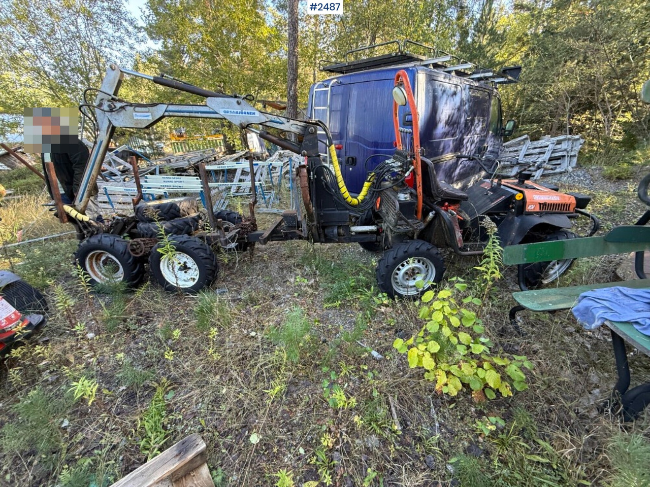 Mini forwarder Vimek Minimaster 101 - Forwarder: Foto 1 Mini forwarder Vimek Minimaster 101 - Forwarder: Foto 1