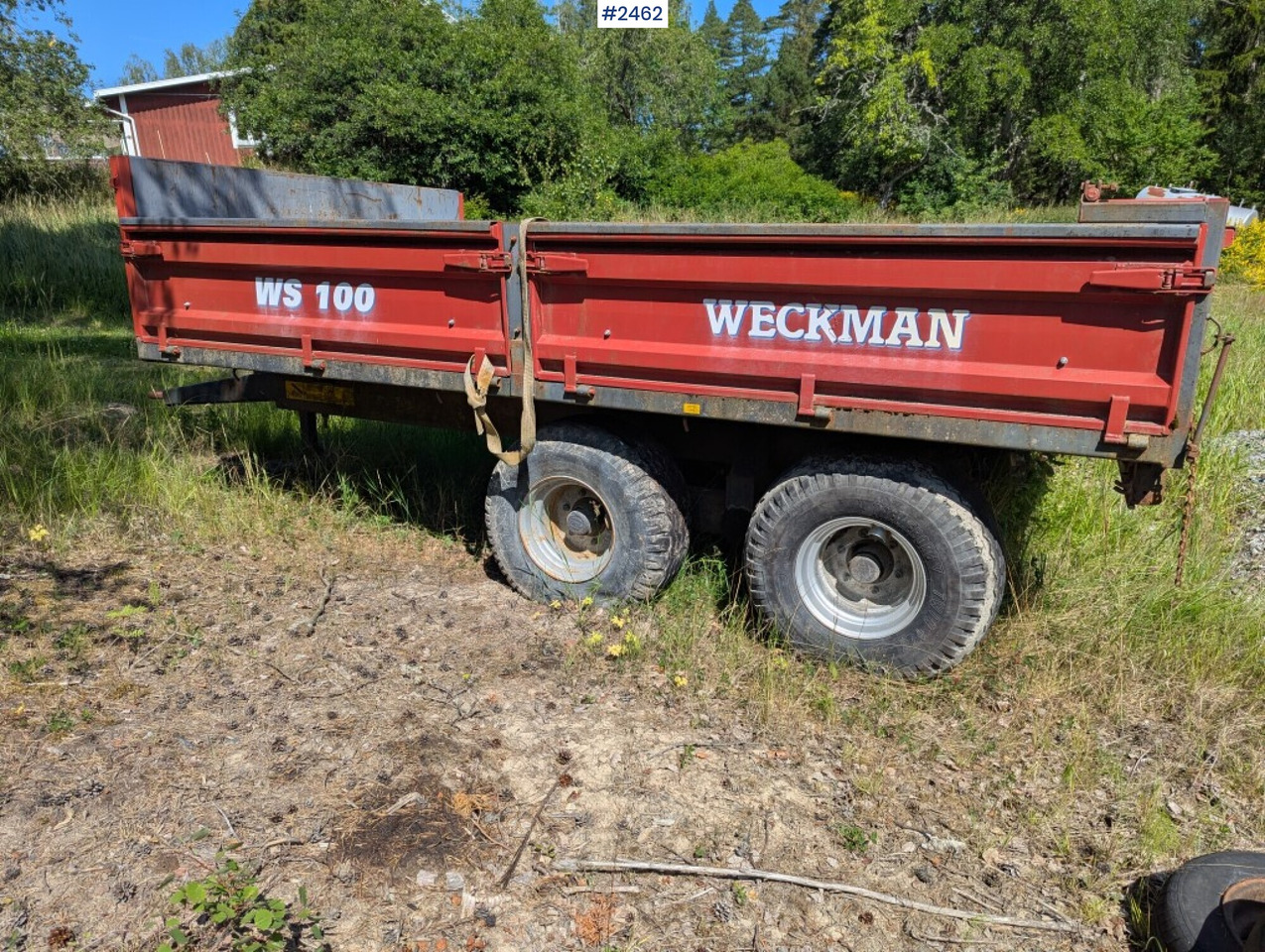 Tipper Weckman WS100 - Remorcă basculantă: Foto 2 Tipper Weckman WS100 - Remorcă basculantă: Foto 2