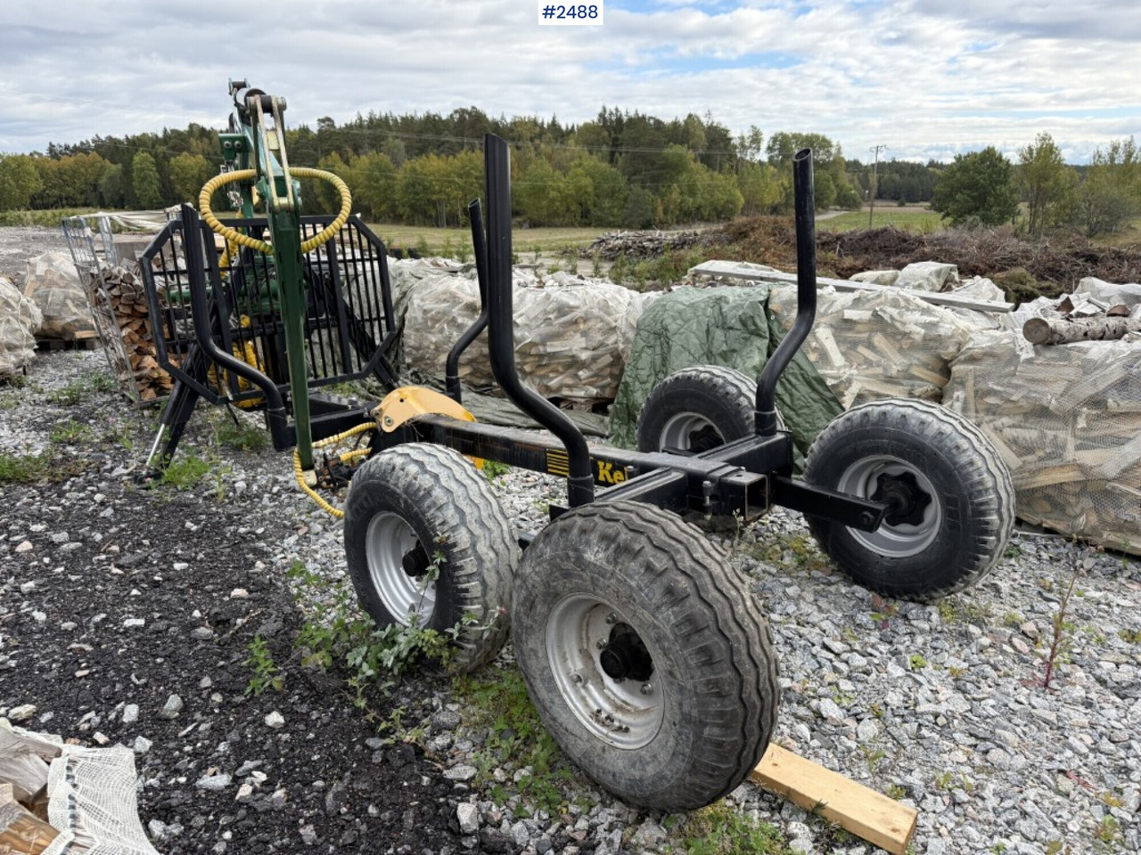 Forestry trailer Kellfri SV60 with crane - Utilaj forestier: Foto 3 Forestry trailer Kellfri SV60 with crane - Utilaj forestier: Foto 3