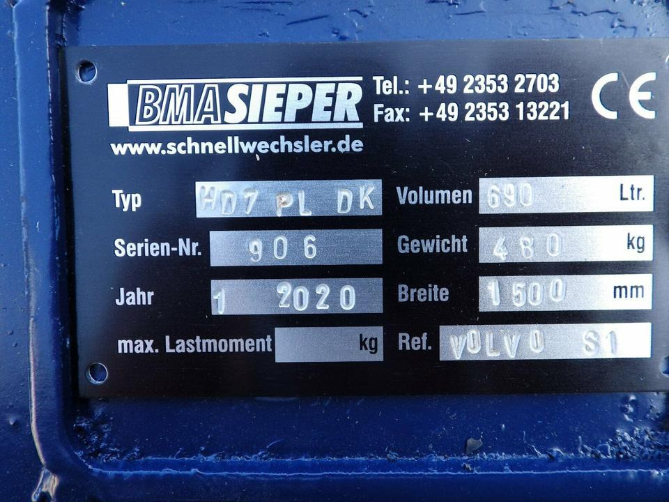 Cupă excavator pentru Utilaje constructii Planierlöffel  Tilt Rotator Löffel  OilQick OQ60  MS08  MS03: Foto 20