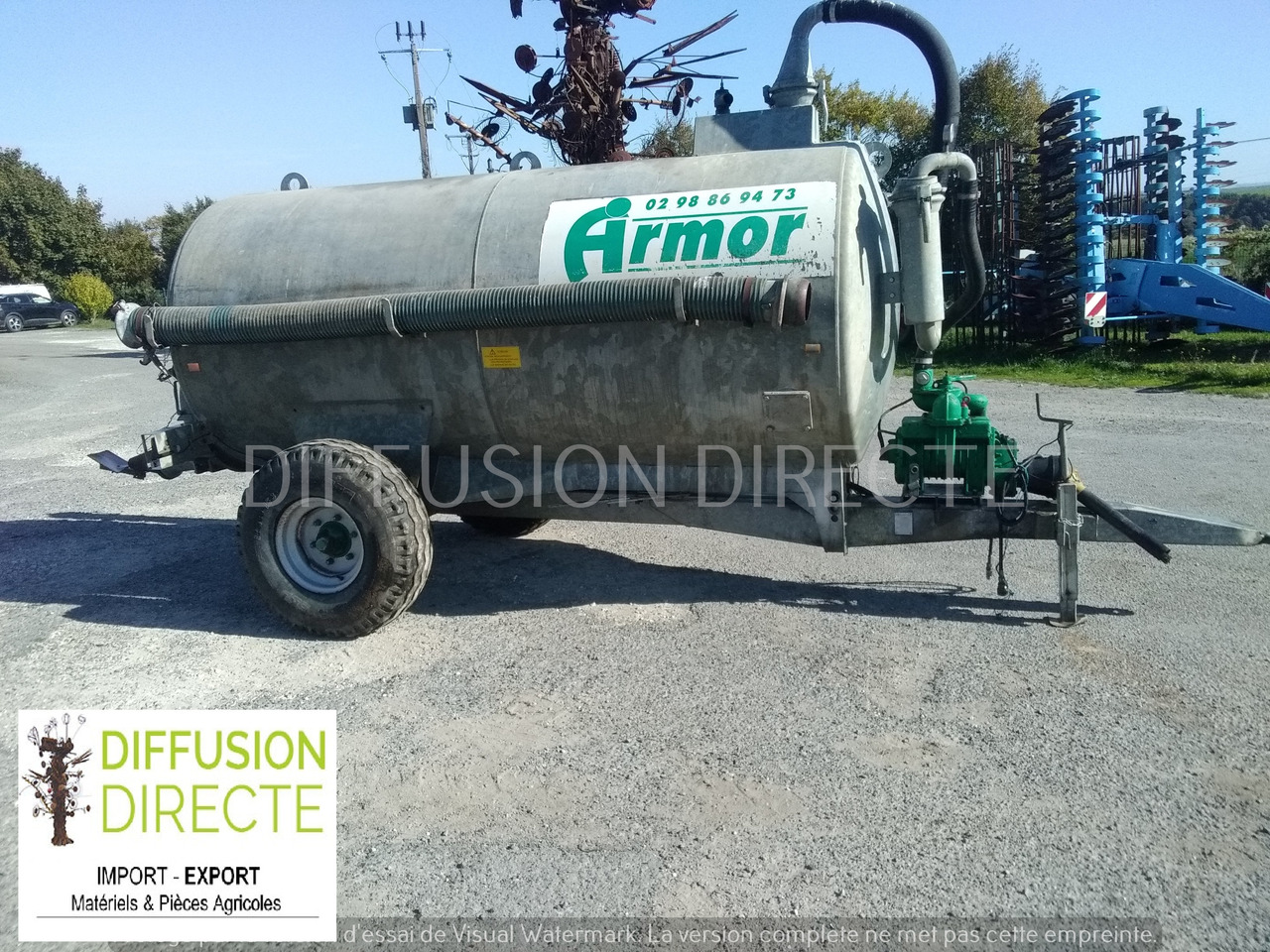 ARMOR TONNE A LISIER AXR 6.8 - Cisternă vidanjă: Foto 1 ARMOR TONNE A LISIER AXR 6.8 - Cisternă vidanjă: Foto 1