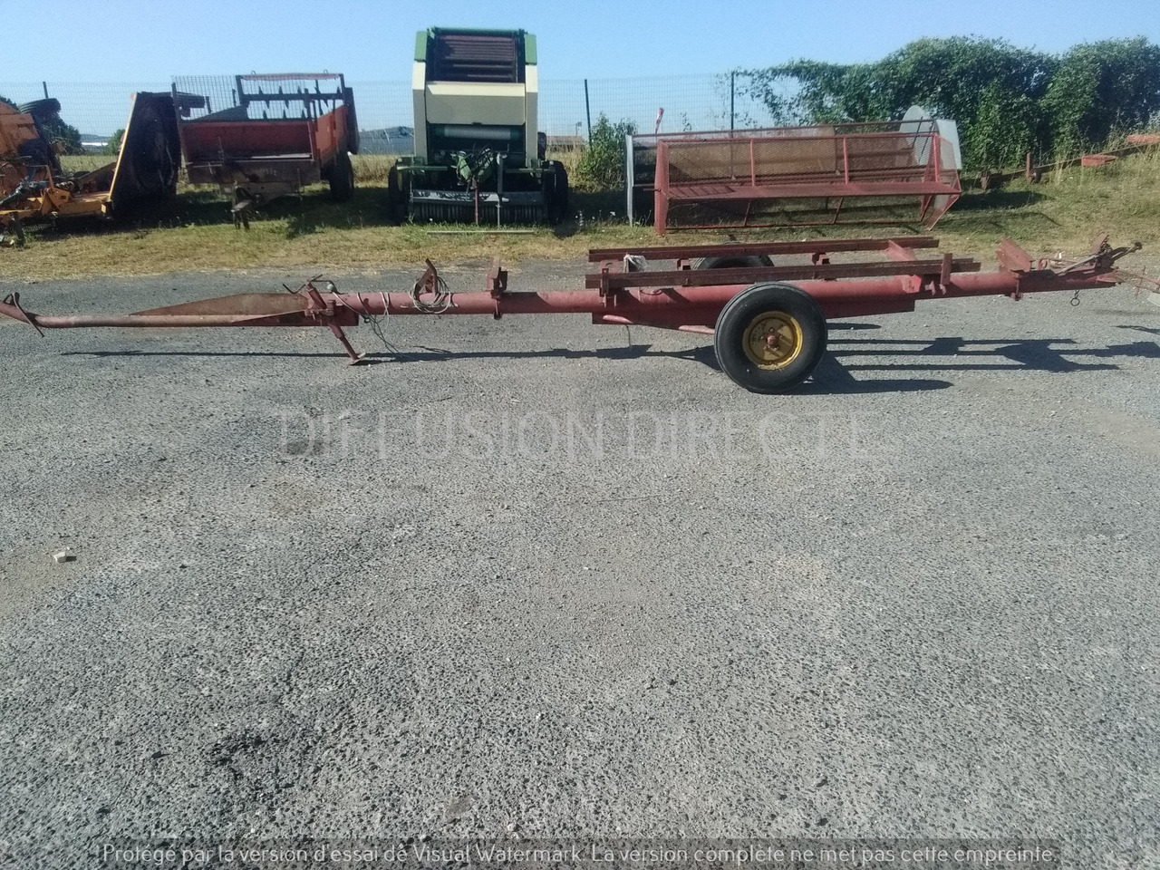 MASSEY FERGUSON CHARIOT DE COUPE 450 - Remorcă pentru heder: Foto 3 MASSEY FERGUSON CHARIOT DE COUPE 450 - Remorcă pentru heder: Foto 3