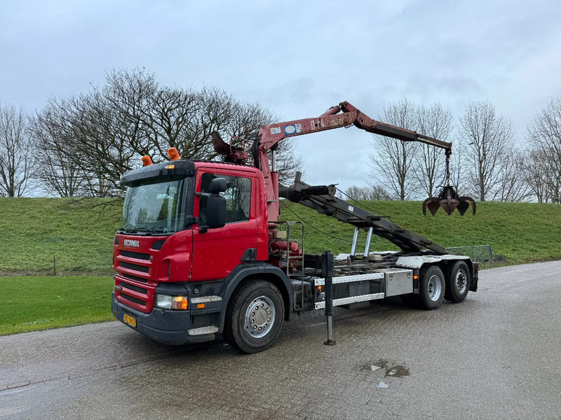 Scania P270 Kabelsysteem HMF Kraan Low KM NL TRUCK 6X2 - Camion cu macara: Foto 4 Scania P270 Kabelsysteem HMF Kraan Low KM NL TRUCK 6X2 - Camion cu macara: Foto 4