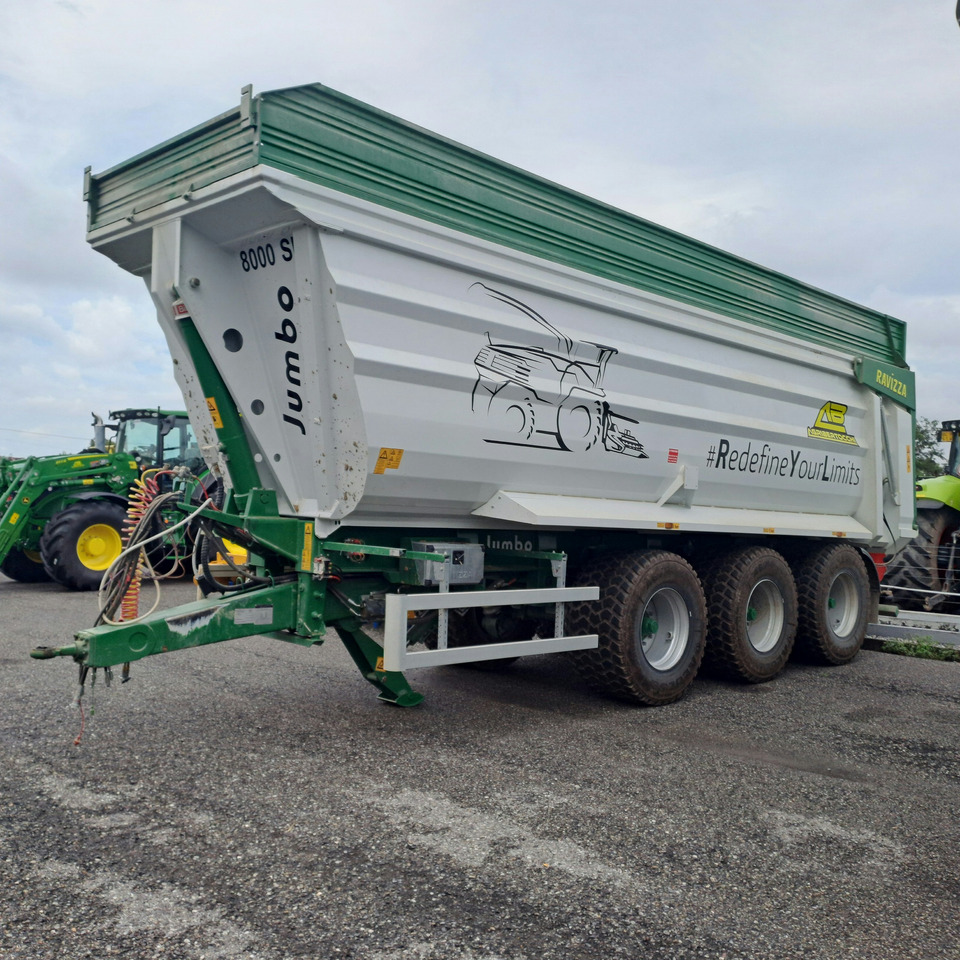 DUMPER RAVIZZA JUMBO 8000 ST - Remorcă basculantă: Foto 1 DUMPER RAVIZZA JUMBO 8000 ST - Remorcă basculantă: Foto 1