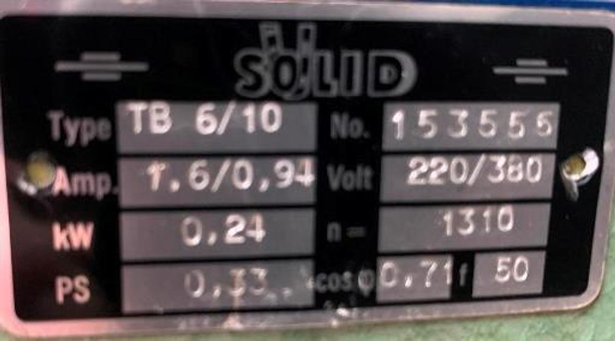 Tischbohrmaschine SOLID - Mașină de găurit cu coloană: Foto 2 Tischbohrmaschine SOLID - Mașină de găurit cu coloană: Foto 2