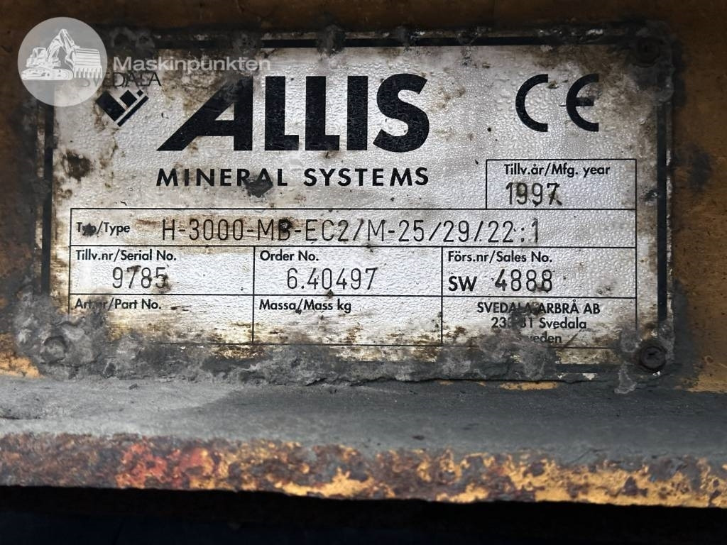 Concasor mobil Allis Minerals H-3000-MB: Foto 9