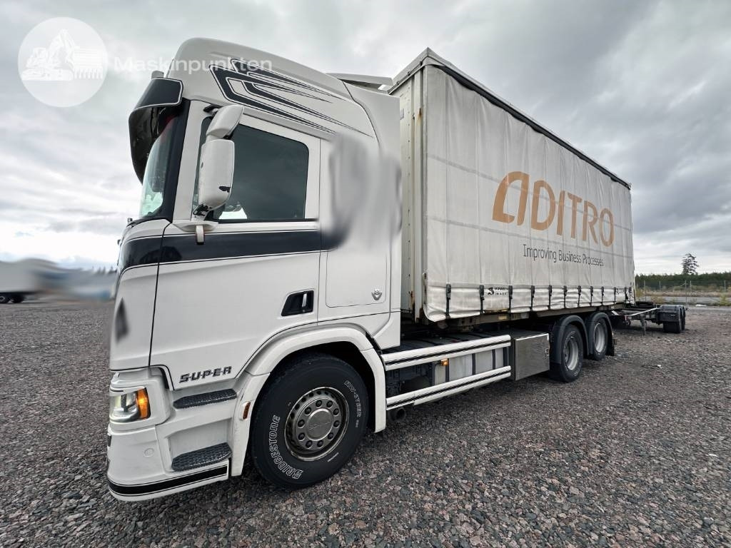 Scania R 580 - Camion transport containere/ Swap body: Foto 2 Scania R 580 - Camion transport containere/ Swap body: Foto 2