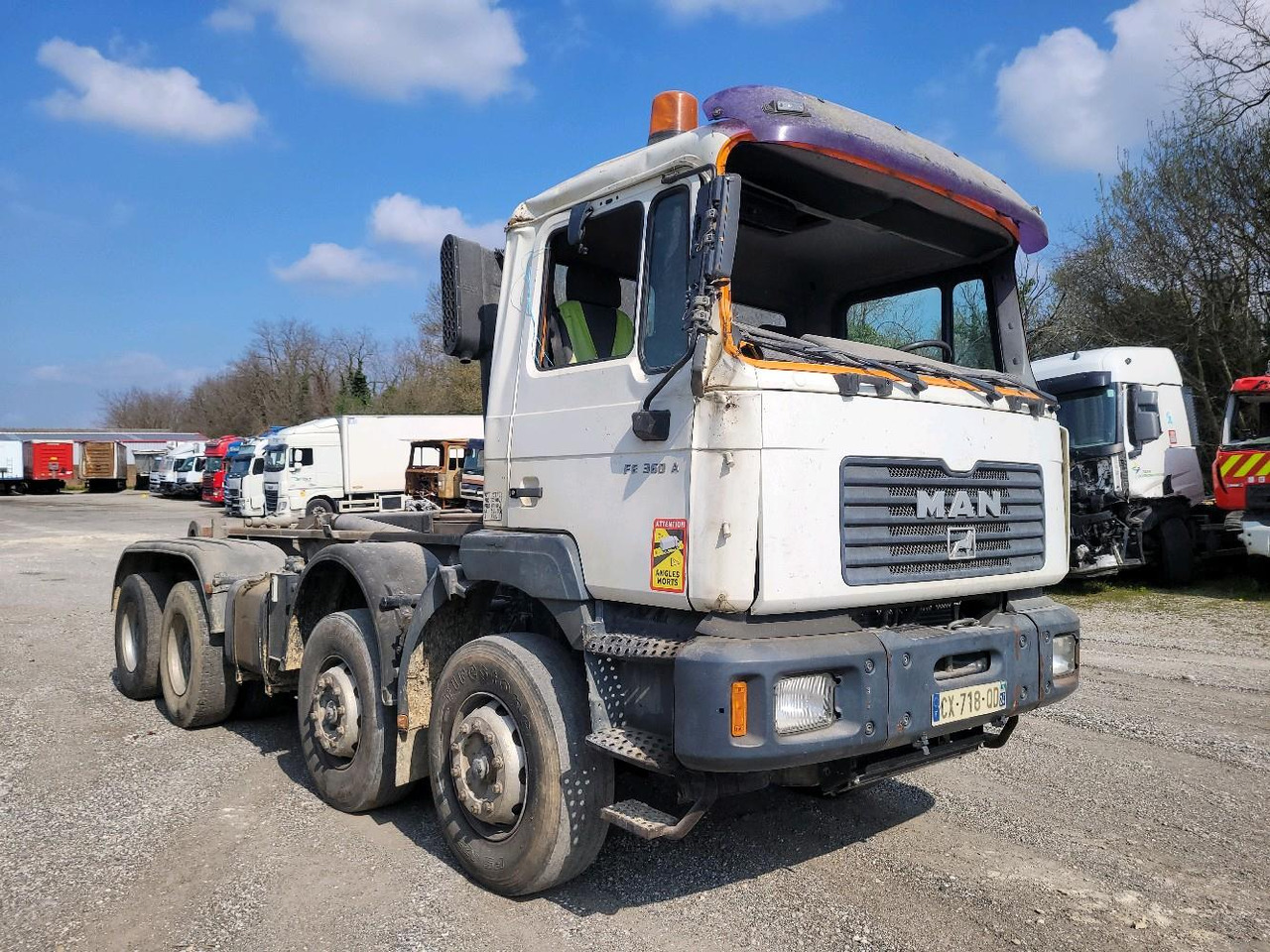MN FE360A POLYBENNE 8X4 - Camion transport containere/ Swap body: Foto 1 MN FE360A POLYBENNE 8X4 - Camion transport containere/ Swap body: Foto 1