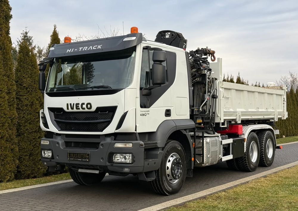 Iveco TRAKKER 450 6X4 PODWÓJNA HYDRO-BURTA HIAB 104 - Camion basculantă: Foto 4 Iveco TRAKKER 450 6X4 PODWÓJNA HYDRO-BURTA HIAB 104 - Camion basculantă: Foto 4