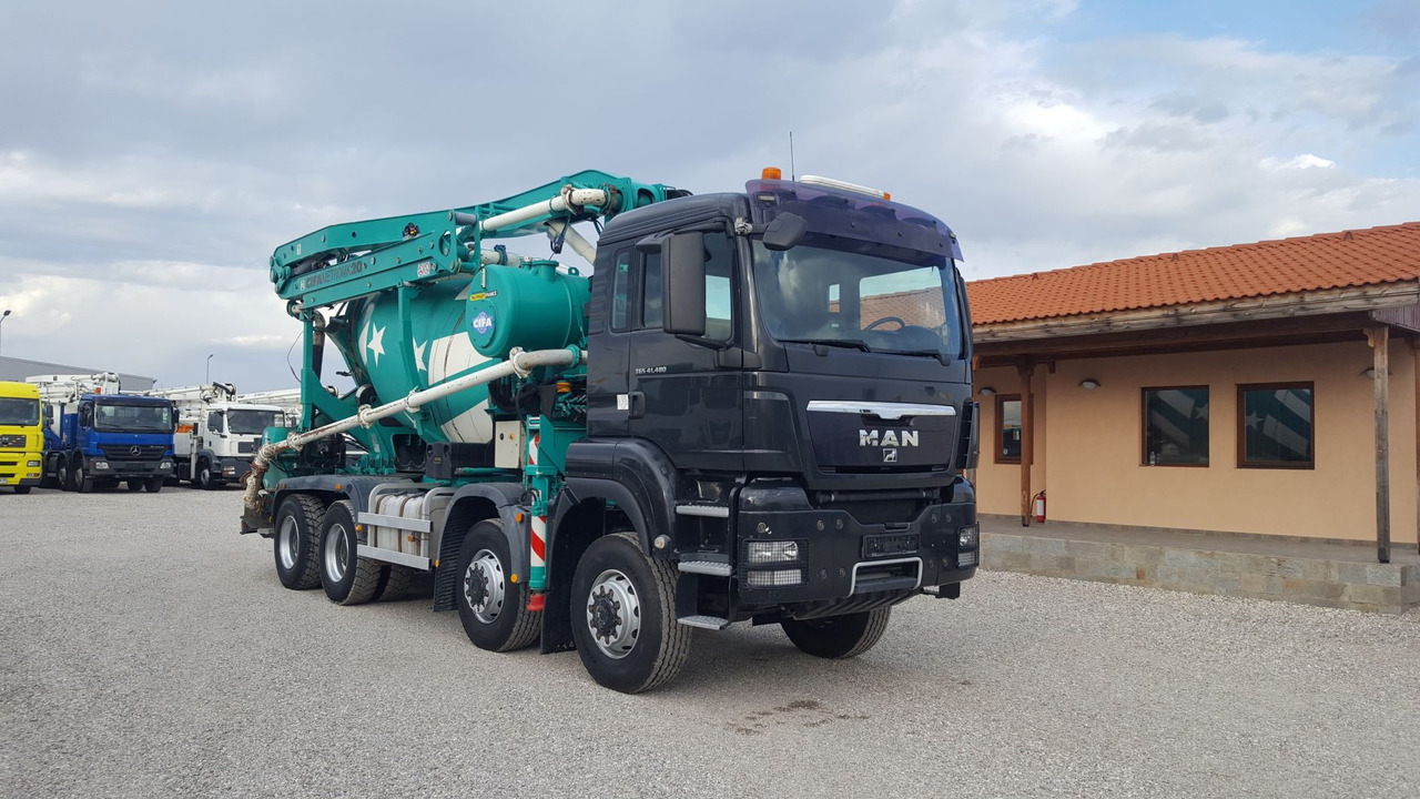 MAN TGS 41.480 CIFA MK20M 8X6 - Autobetonieră cu pompă: Foto 1 MAN TGS 41.480 CIFA MK20M 8X6 - Autobetonieră cu pompă: Foto 1