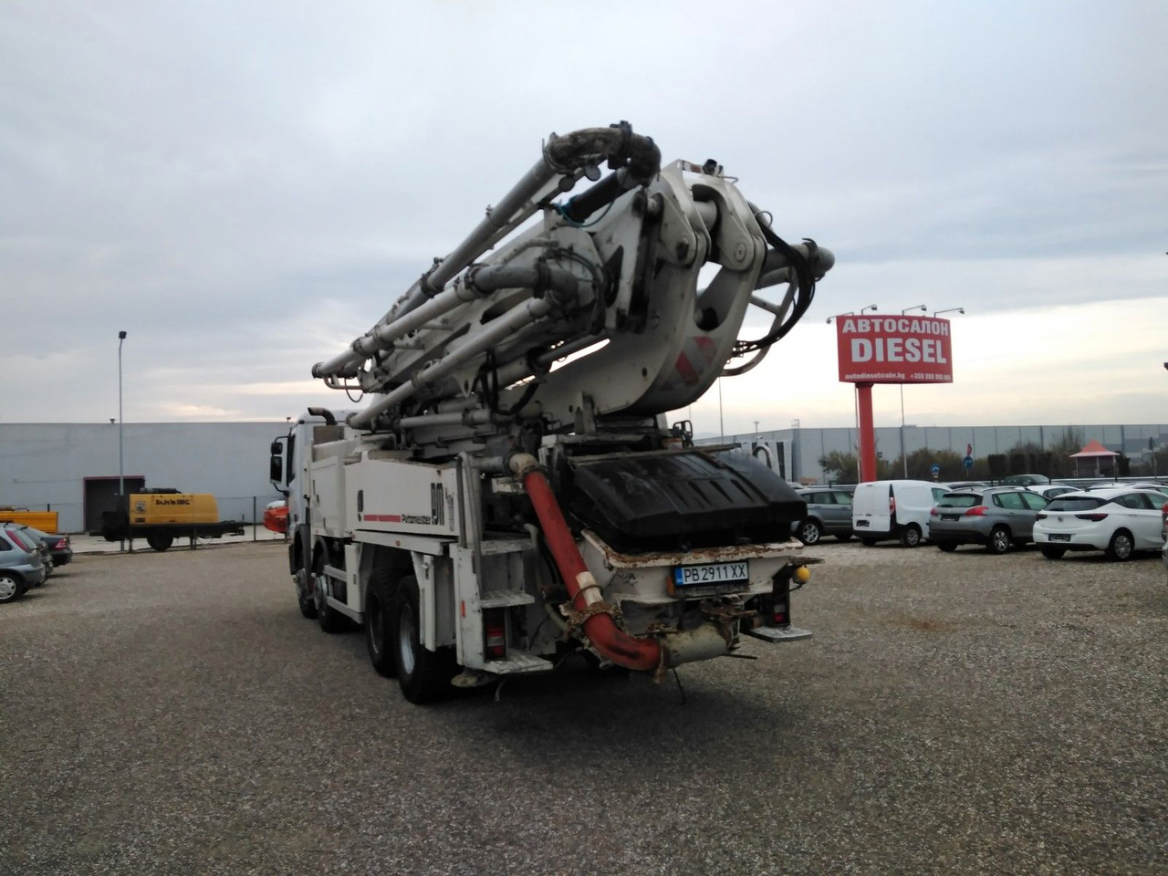 Mercedes-Benz ACTROS 4144 PUTZMEISTER M42 - Autopompă de beton: Foto 5 Mercedes-Benz ACTROS 4144 PUTZMEISTER M42 - Autopompă de beton: Foto 5