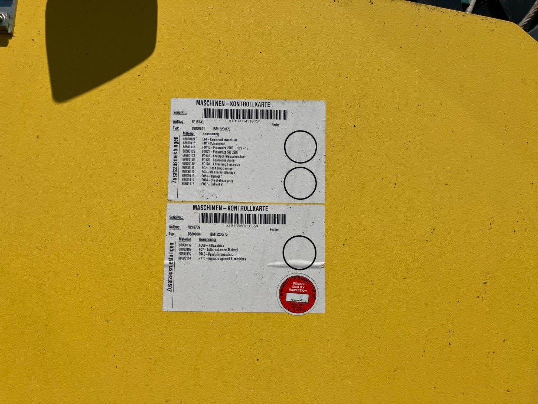BOMAG DE BM 2200/75 Stage IV/Tier 4f - Utilaje pentru frezare: Foto 3 BOMAG DE BM 2200/75 Stage IV/Tier 4f - Utilaje pentru frezare: Foto 3