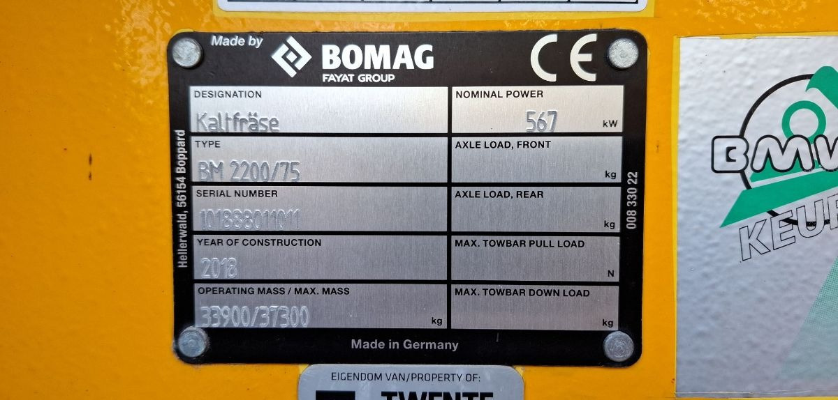 BOMAG DE BM 2200/75 Stage IV/Tier 4f - Maşină de asfaltat: Foto 3 BOMAG DE BM 2200/75 Stage IV/Tier 4f - Maşină de asfaltat: Foto 3
