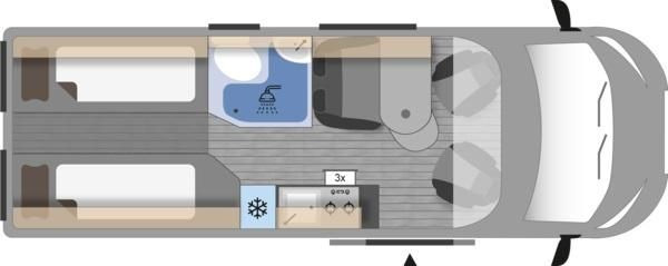 Clever Runner 636 2,2 165PS MJ2024*TRUMA C6 D + E*SHZ* - Camper van: Foto 2 Clever Runner 636 2,2 165PS MJ2024*TRUMA C6 D + E*SHZ* - Camper van: Foto 2