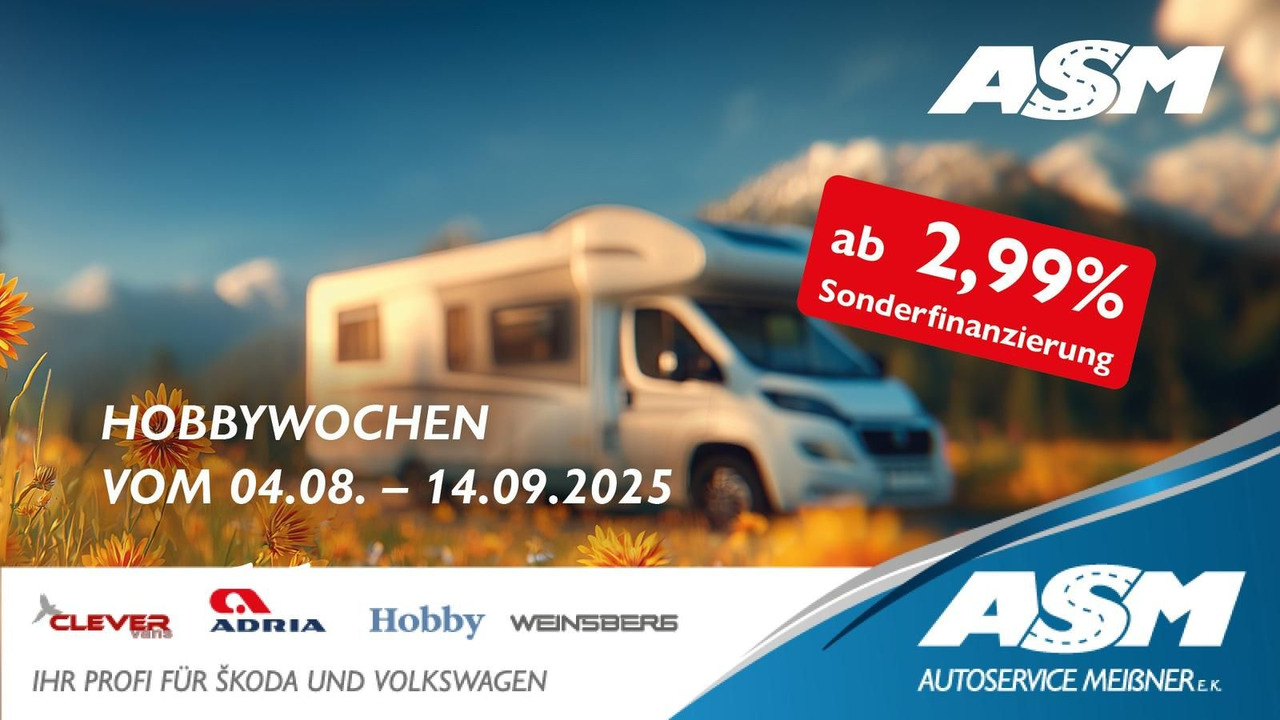Hobby Optima T65 HFL ONTOUR *165PS*DACHKLIMA*MARKISE* - Autorulotă semi-integrată: Foto 1 Hobby Optima T65 HFL ONTOUR *165PS*DACHKLIMA*MARKISE* - Autorulotă semi-integrată: Foto 1
