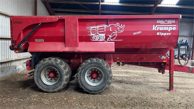 Krampe SK 550 Entreprenørvogn med Hardox kasse SK 500 - Remorcă autobasculantă agricolă: Foto 1 Krampe SK 550 Entreprenørvogn med Hardox kasse SK 500 - Remorcă autobasculantă agricolă: Foto 1