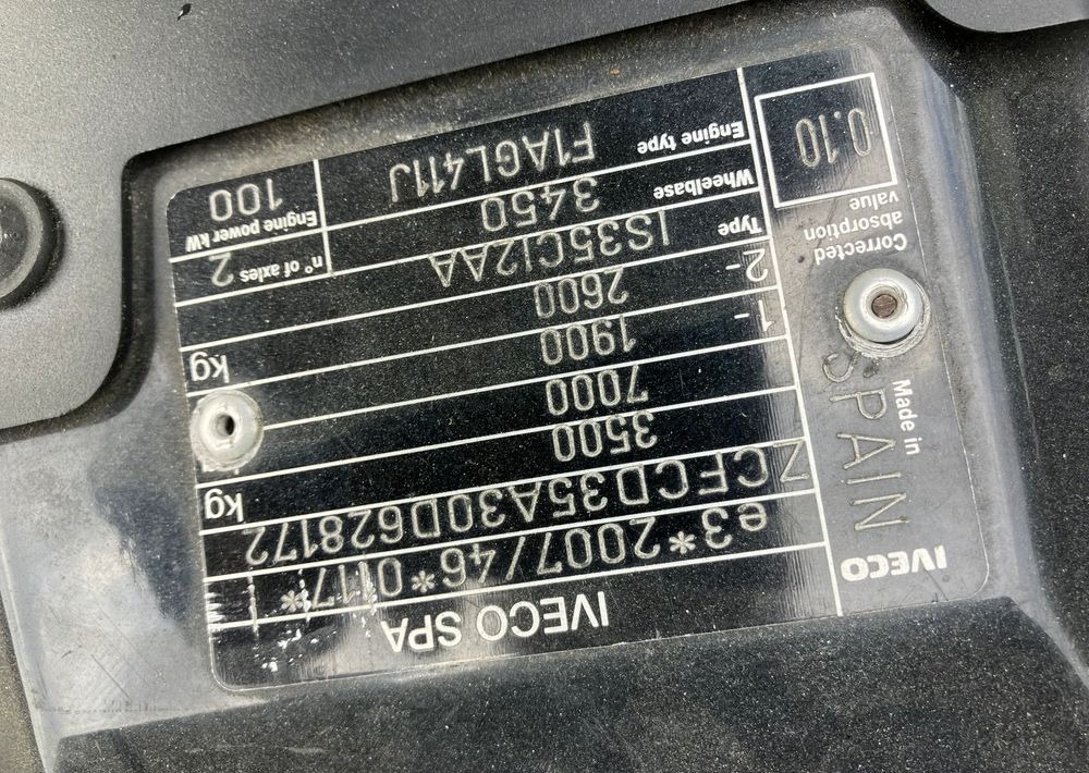 Iveco DAILY 35C14 ramo do zabudowy kiper wywrotka - Camion şasiu: Foto 5 Iveco DAILY 35C14 ramo do zabudowy kiper wywrotka - Camion şasiu: Foto 5