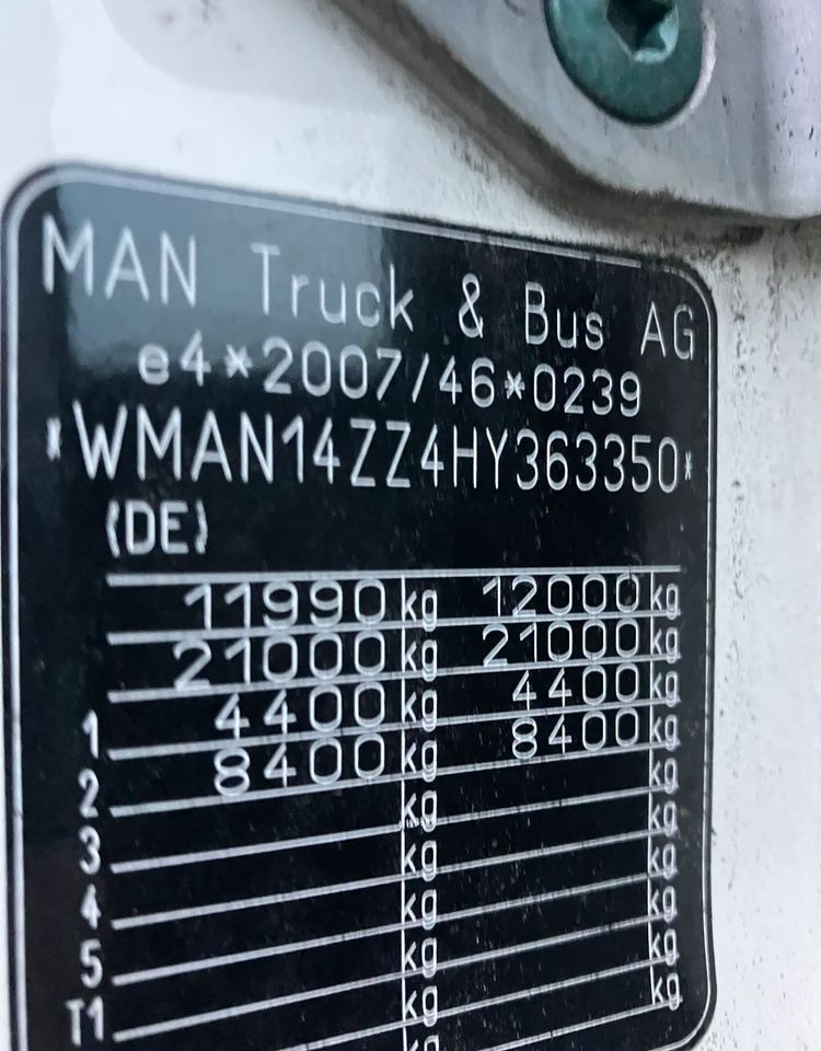 MAN MAN TGM 12.250 sypialka euro6 Rama do zabudowy - Camion şasiu: Foto 3 MAN MAN TGM 12.250 sypialka euro6 Rama do zabudowy - Camion şasiu: Foto 3