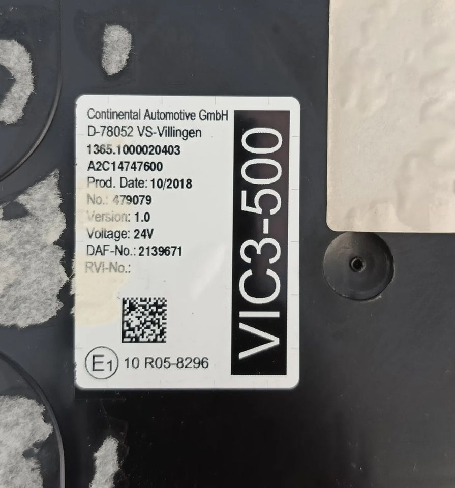 DAF XF 106 EURO 6 MX13 KOMPUTER STEROWNIK MODUŁ VIC3-500 2137691 - Calculator de bord pentru Camion: Foto 2 DAF XF 106 EURO 6 MX13 KOMPUTER STEROWNIK MODUŁ VIC3-500 2137691 - Calculator de bord pentru Camion: Foto 2