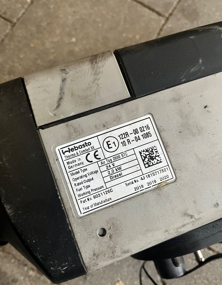 Webasto Airtop 2000 STC ogrzewanie postojowe - Încălzire/ Ventilație pentru Camion: Foto 2 Webasto Airtop 2000 STC ogrzewanie postojowe - Încălzire/ Ventilație pentru Camion: Foto 2