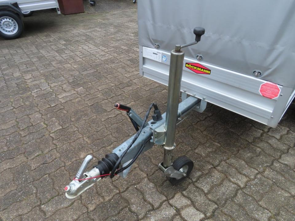 Remorca auto Böckmann PKW-Anhänger, 1000 kg, Plane u. Spriegel 100km/h: Foto 16