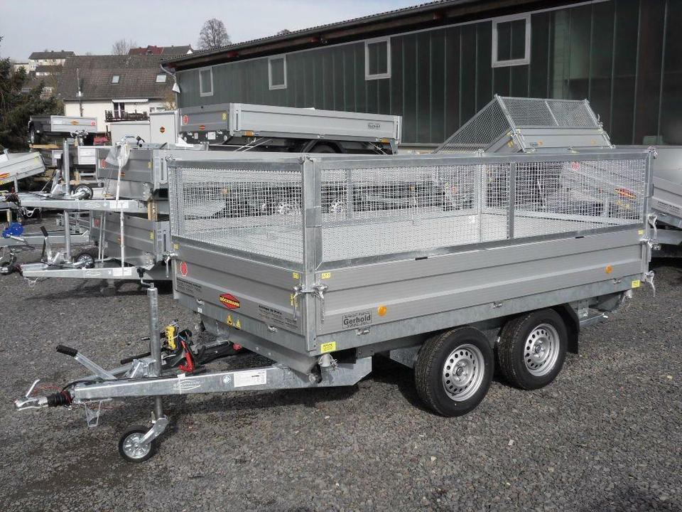 Böckmann PKW-Anhänger, Elektro-Dreiseitenkipper, 3,5to. - Remorcă basculantă: Foto 3 Böckmann PKW-Anhänger, Elektro-Dreiseitenkipper, 3,5to. - Remorcă basculantă: Foto 3