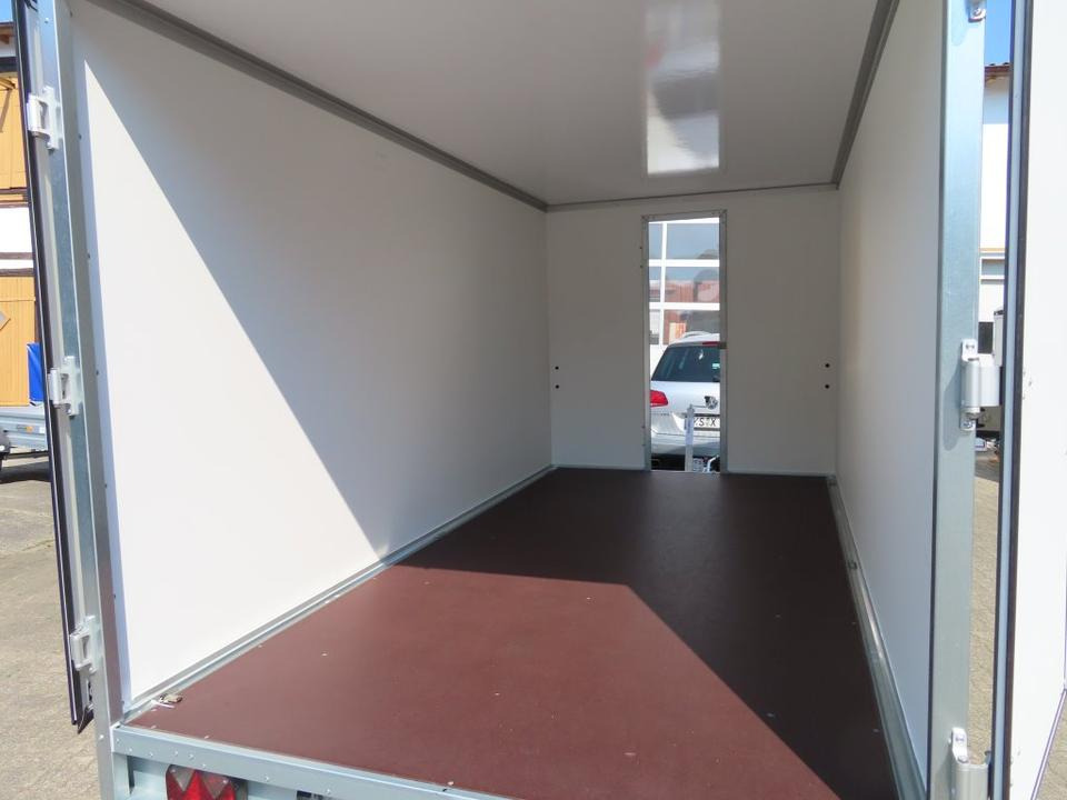 Remorcă furgon Böckmann PKW-Anhänger Kofferanhänger KH 4121/27 F 2,7t Tür: Foto 7