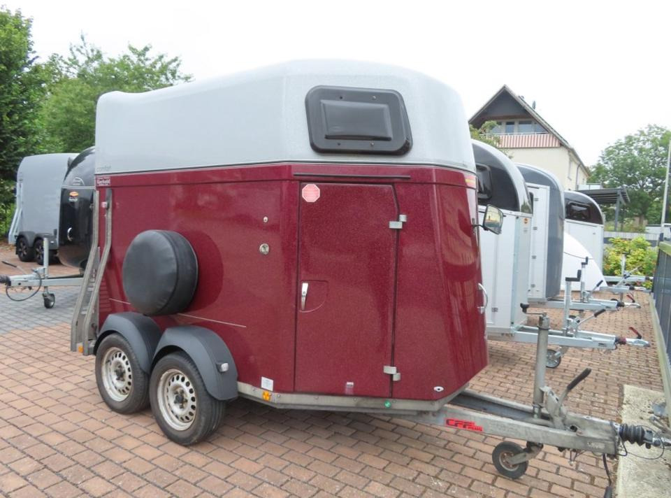 Remorcă transport cai Böckmann Pferdeanhänger, Comfort, Sattelkammer.ALUBODEN,100 km/h: Foto 1