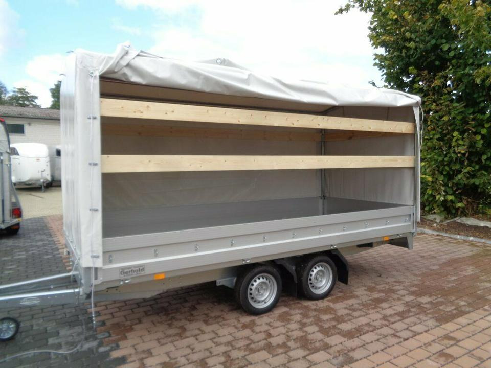 PKW-Anhänger Hochlader 2,7 to. HL-AL 4118/27 F Plane u. Sp. - Remorcă cu prelată: Foto 2 PKW-Anhänger Hochlader 2,7 to. HL-AL 4118/27 F Plane u. Sp. - Remorcă cu prelată: Foto 2