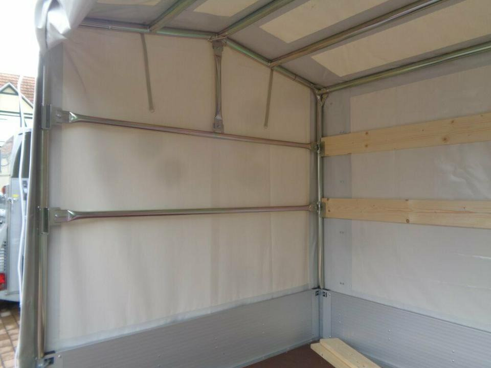 PKW-Anhänger Hochlader 2,7 to. HL-AL 4118/27 F Plane u. Sp. - Remorcă cu prelată: Foto 4 PKW-Anhänger Hochlader 2,7 to. HL-AL 4118/27 F Plane u. Sp. - Remorcă cu prelată: Foto 4